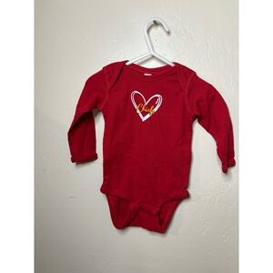 Kansas Chiefs Bodysuit Size 12 Months